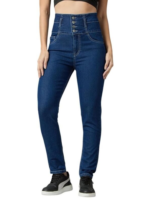 Supper High Rise Womens Skinny Fit Jeans